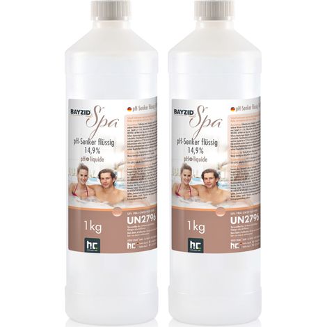 2x 1 kg BAYZID® SPA pH Minus flüssig 14,9%