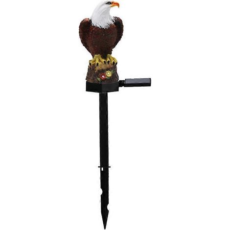 Lampe solaire LED Aigle pour pelouse, jardin extérieur, décoration de villa, lampe paysagère LED Aigle à brancher au sol (1/5)
