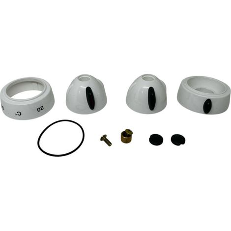 Ricambio set esterno bianco per mix doccia Jacuzzi 431161780 EX 431161910