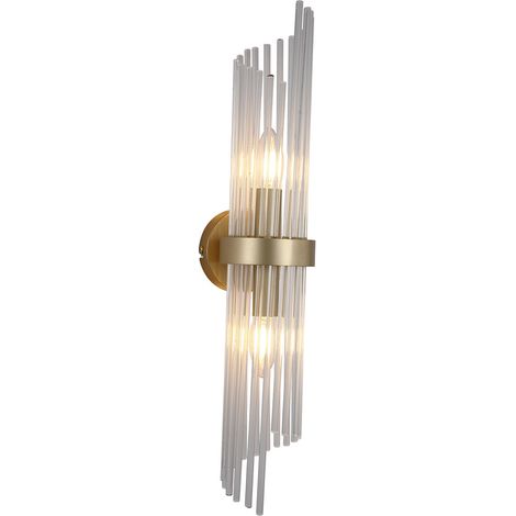 Applique murale Lara Or avec verre transparent - 11500-2GO (1/5)