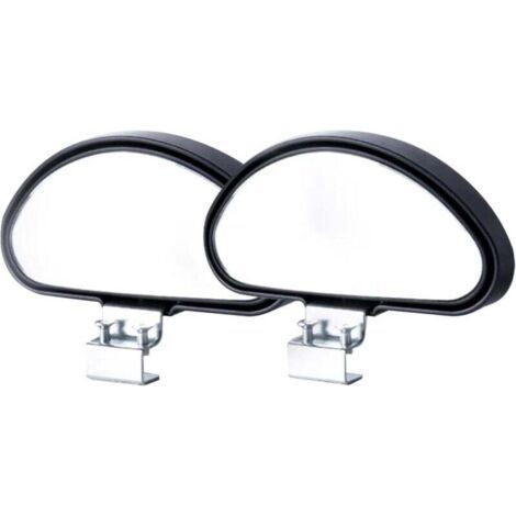 2pcs Retroviseur Miroir D'angle Mort Rétroviseur Conduite Accompagnée Grand Angle Latéral Auxiliaire Réglable Auxiliaire Réglable à Plusieurs angles Degrés, Compatible avec Camion, SUV, Van (1/4)