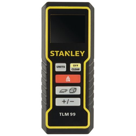 Stanley – Télémètre laser Tlm99 – Portée 0,10 à 30 m – Précision +/- 2,0 mm – Protection IP40 – Alimentation 2 piles AA incluses