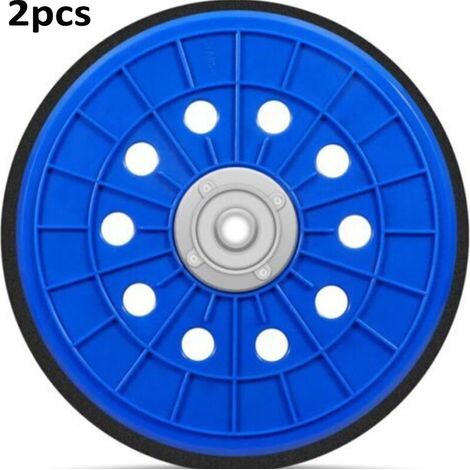 Plateau de Ponage 225mm Plateau M14 pour Ponceuse Girafe de Plafond Ponceuse à col Long Bleu(2pcs) (1/5)