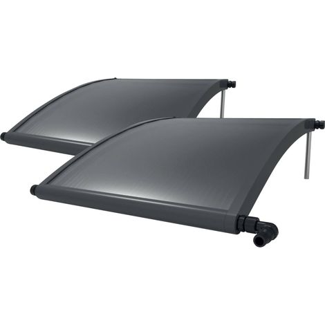 Solarkollektor Standard 2er Set 80x120cm/0,8m² inkl. Anschlussstücke (1/2)
