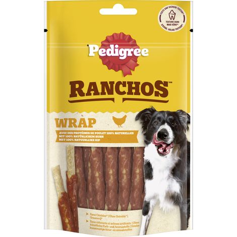 Pedigree Ranchos Hundeleckerli Wrap mit Huhn 60 g (1/3)
