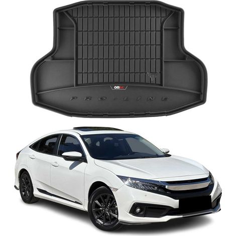 OMAC Gummi Kofferraumwanne für Honda Civic X Stufenheck 2017-2021 Schwarz TPE (1/5)