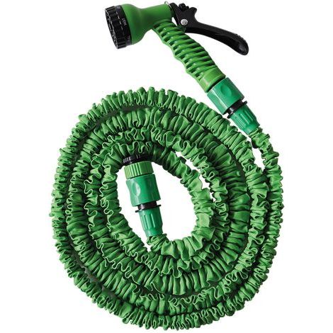 TUBO ESTENSIBILE PER GIARDINO IN KIT mt. 5 fino a 15 max