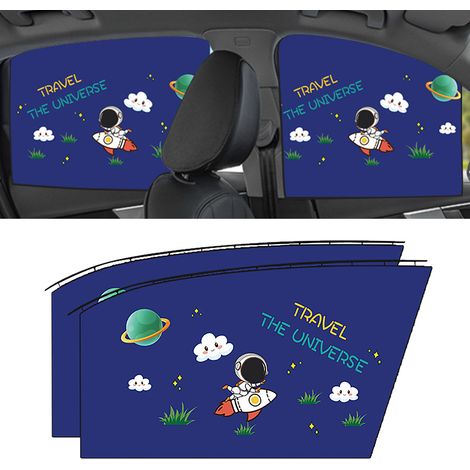 Pare-soleil de voiture, protection solaire, isolation thermique, rideau d'intimité pour vitres latérales, universel pour automobiles 9604A (1/5)