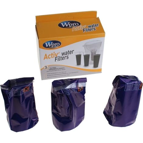 Wpro - acqua filtro-set di 3 pz. Acqua addolcitore-pwt200 - 480181700938 - 8058331755009