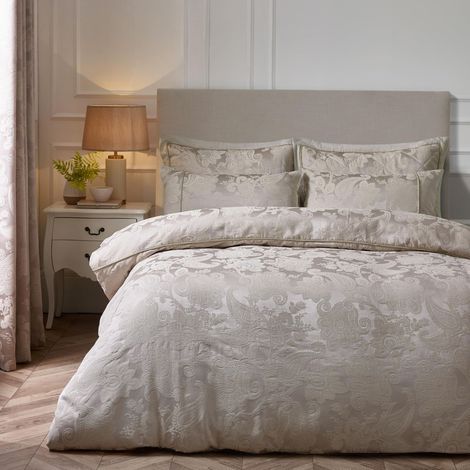 Parure de lit Simple avec Housse de Couette et taie d'oreiller Champagne doré (1/4)