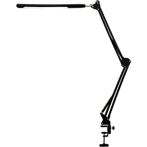 INF LED-Schreibtischlampe mit verstellbarem Arm, schwarz (1/5)