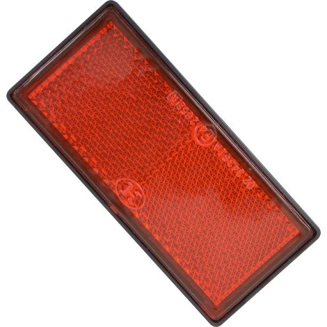 REFLECTEUR 86X40MM ROUGE  UNITAIRE