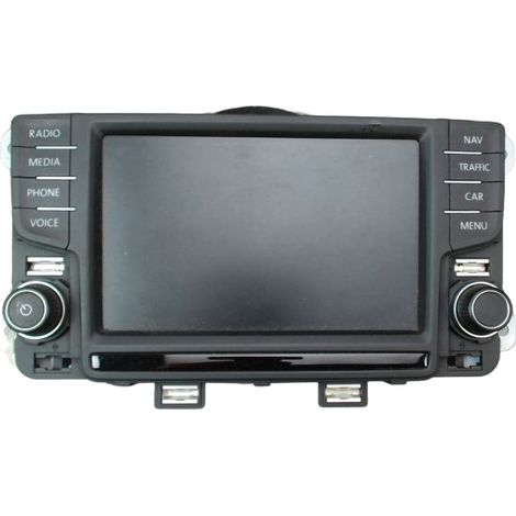 [PRODUIT D'OCCASION] Autoradio VOLKSWAGEN Polo V Phase 1 (6r) 2009-... ♻️ Ref Oe. 6c0035888 - Garantie à vie (1/4)