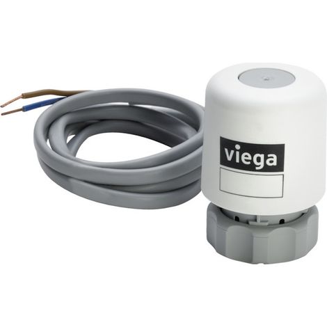 Viega Stellantrieb 1249 stromlos geschlossen, 230V, Reinweiß RAL 9010 (1/3)