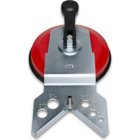 Rubi – Guide de perçage pour trépans Ø 83mm – Fixation ventouse – Compatible avec matériaux céramiques et pierres naturelles – Précision garantie
