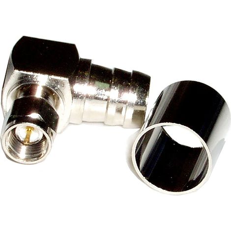 BeMatik - connecteur á sertir HDF-400 (SMA-Femelle Angle)