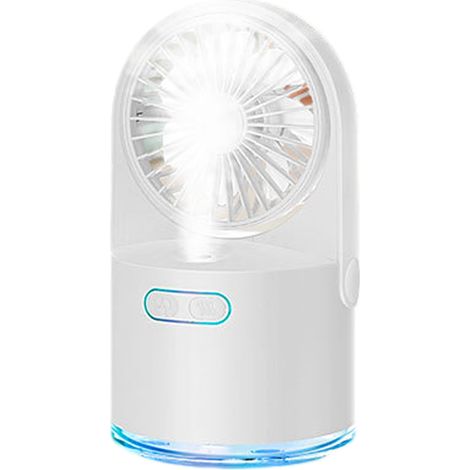 Humidificateur Mini - Avec Ventilateur Intégré - Rechargeable USB - Pour Chambre Bureau Voyage Voiture - 2000 mAh (1/5)