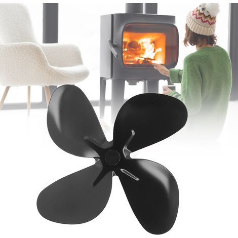 Zubehör für 4-flügelige Kaminventilatoren, Ventilatorflügel aus Aluminiumlegierung, universelle Kaminventilatorflügel (1/5)