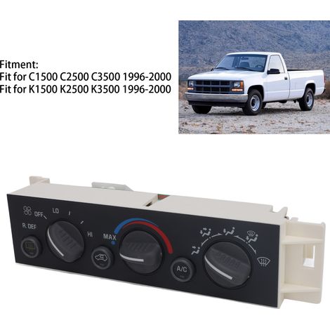 Klimasteuerungsmodul mit Ausbau der Heckscheibe - 599-006 - Kompatibel mit Chevrolet C1500 C2500 C3500 1996-2000 (1/5)