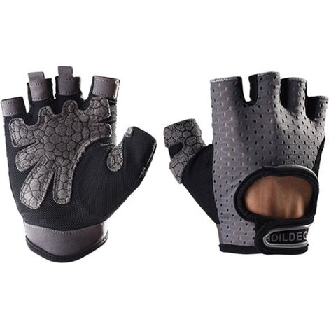Gants de sport outdoor pour hommes et femmes, respirants et creux, taille M, couleur rose (1/5)