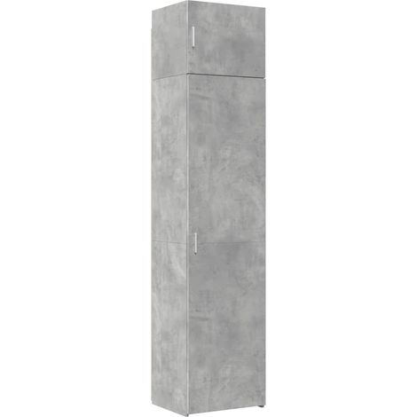Maison Exclusive - Mobile Sottile Grigio Cemento 50x42,5x225 cm in Truciolato (1/5)