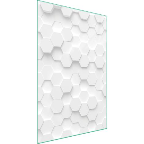 Planche à découper en verre blanc 35 x 52 cm (1/5)