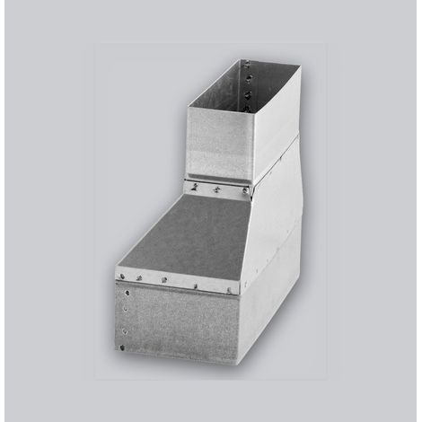 Réducteur "Flachkanal" 200 x 90 mm vers 150 x 50 mm