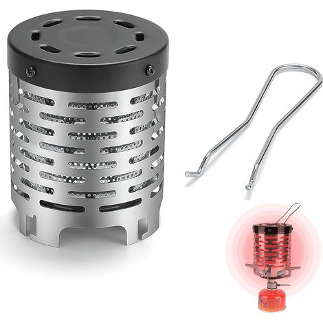 Cuisinière à gaz, accessoires de cuisinière de camping, réchauffeur de cuisinière à gaz, hotte de chauffage de tente extérieure, mini randonnée, voyage, cuisinière à gaz, cuisinière de camping (1/5)