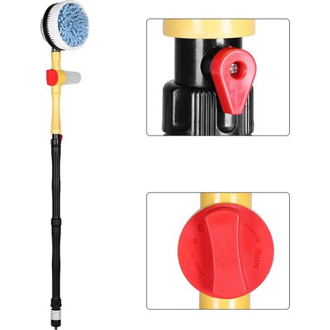 Brosse de Lavage Haute Pression pour Voiture - Éponge Rotative Nettoyante (1/5)