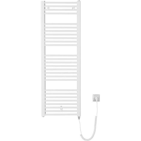 Aqualine - Sèche-serviettes Direct-E, 45x132 cm, 400 W, blanc ILE34T (1/5)