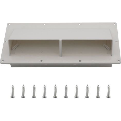 Couvercle d'aération d'échappement pour hotte de camping-car, structure résistante aux chocs et aux intempéries avec clip verrouillable, facile à installer pour camping-car, caravane et camping-car (1/5)