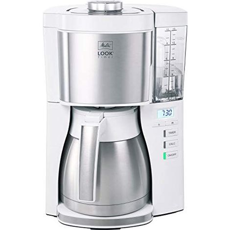 Cafetera de goteo Melitta Look V Therm Timer 1025-17 Función Temporizador Depósito Extraíble 10 Tazas (1/5)