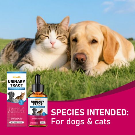 Gentle and easily absorbed formula for cat and dog care drops, suitable for daily mixing with food -- 60ml (1/5)