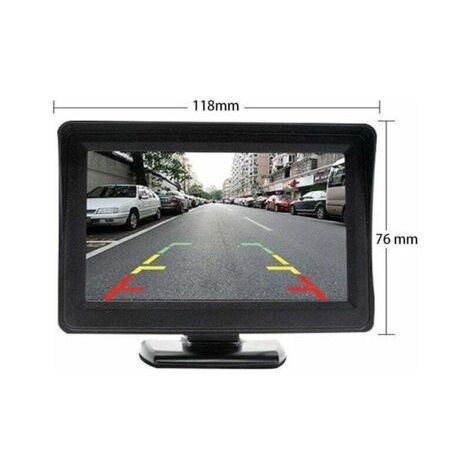 Kit de système de caméra de recul sans fil pour voiture / camion / fourgonnette / pick-up / camping-car 4.3 `` système de recul de vue arrière de moniteur (1/2)