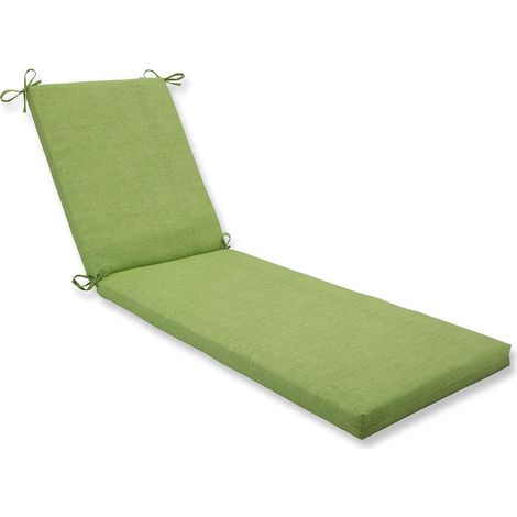 Coussin de Chaise en intérieur et extérieur texturé Vert, 80 in. L X 23 in. W X 3 in. D (1/3)