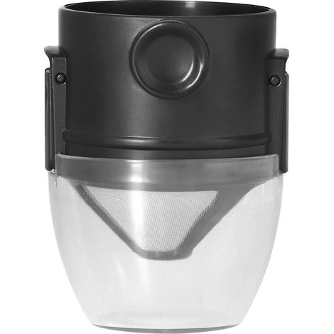 Filtre à café portable en acier inoxydable 304 avec tasse en plastique PP transparent, idéal pour une utilisation en extérieur. (1/5)