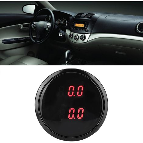 Manomètre de pression de turbo 2 pouces pour voiture, affichage numérique LED rouge, kit de capteur de pression d'air (1/5)