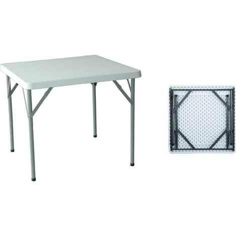 Tavolo pieghevole quadrato 84x84x74 CMWXS088