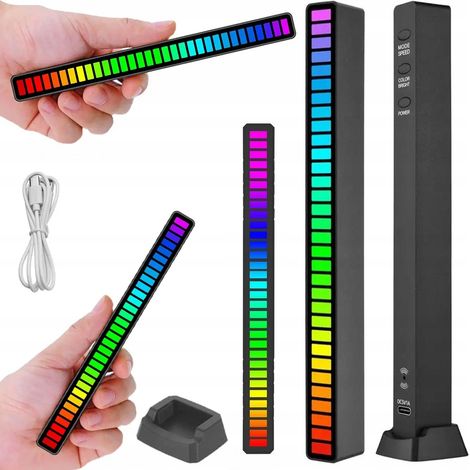 Lampe LED RGB Cable Noir (160) GABA (1/5)
