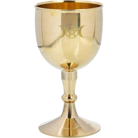 Coupe de culte en cuivre, coupe d'offrande bouddhiste décorative, coupe à vin exquise, coupe sacrée pour la maison-7.8x4.2cm-Golden (1/4)