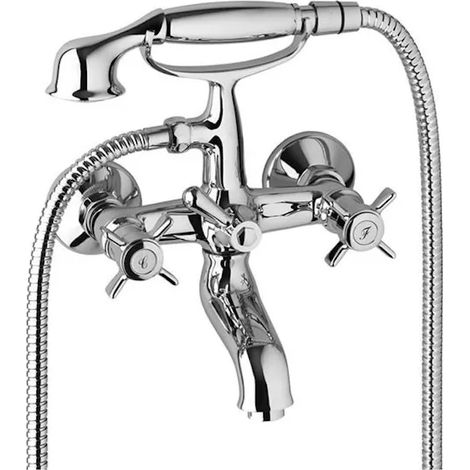 Badewannenarmaturen mit Brause Chrom