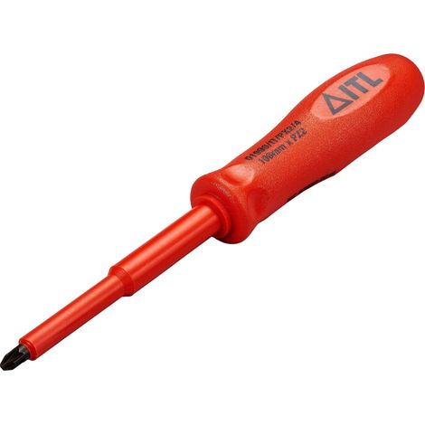 ITL Insulated Slotted/Pozidriv Screwdriver - 100mm x 6mm PZ2