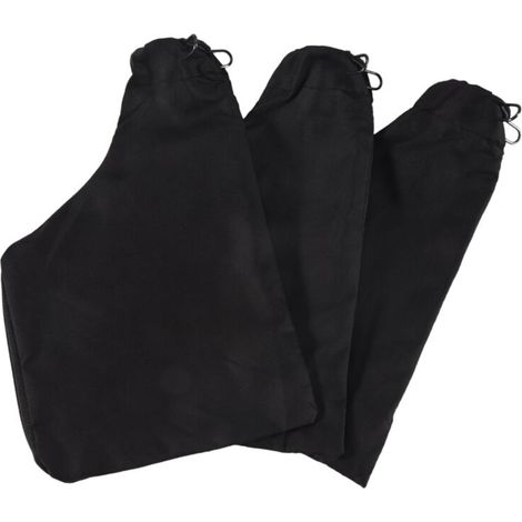 Sac à PoussièRe pour Scie Onglet, Collecteur de Noir avec Fermeture éClair et Support MéTallique, Pour Onglet Modèle 255 3 PièCes