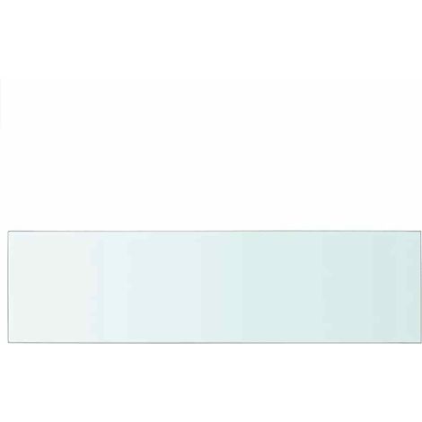 Maison Exclusive - Regalboden Glas Transparent 90x25 cm (1/3)