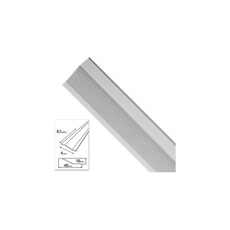 WOLFPACK LINEA PROFESIONAL tapajuntas adhesivo para ceramica metal plata   82,0 cm.