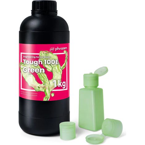 Phrozen Tough 100E 3D-Druckerharz Grün 1 kg (1/2)
