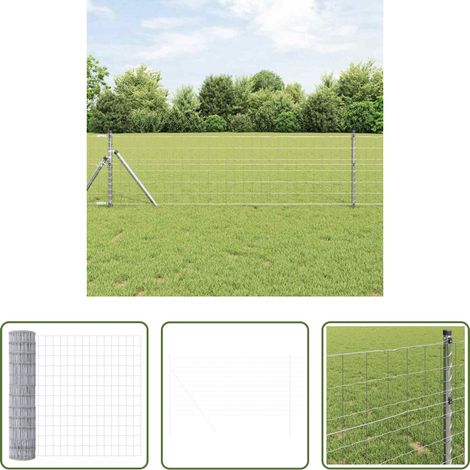 PVC-beschichtetes Eisen - Eurozaun 1,2 x 25 m PVC-beschichtetes Eisen (1/5)