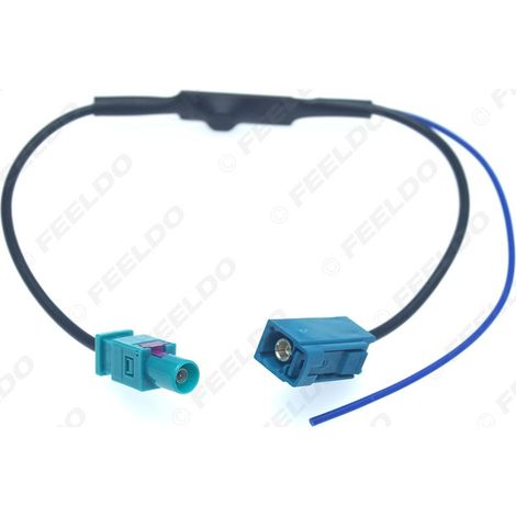 Compatible avec le câble de conversion d'antenne radio FAKRA II de Volkswagen/Skoda/Audi, adaptateur femelle-mâle.
