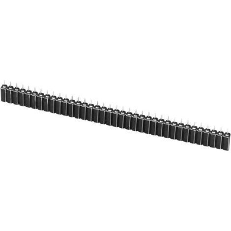 Barrette femelle (de précision) Nbr de rangées: 1 Nombre de pôles par rangée: 40 TC-0306-040-1-50-00 1 pc(s) S874031 (1/3)