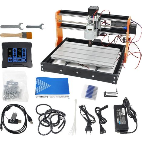 CNC-Maschine, Laser- und Spindelsteuerung, kompaktes Design, Mit Controller 2-c, Mit 20W Laser (1/2)
